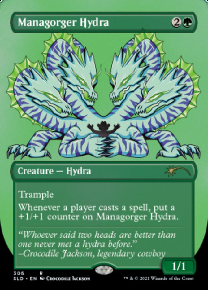 Managorger Hydra (Borderless) (Foil Etched) [Secret Lair Drop Series] | Spectrum Games
