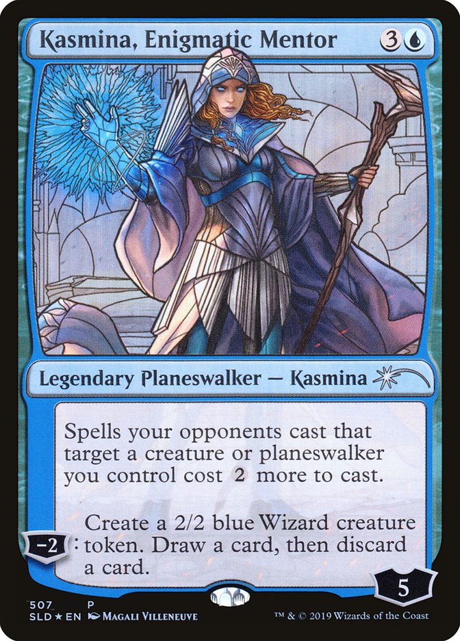 Kasmina, Enigmatic Mentor (Stained Glass) [Secret Lair Drop Promos] | Spectrum Games