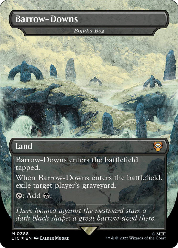 Barrow-Downs - Bojuka Bog (Surge Foil Realms and Relics) [The Lord of the Rings: Tales of Middle-Earth Commander] | Spectrum Games