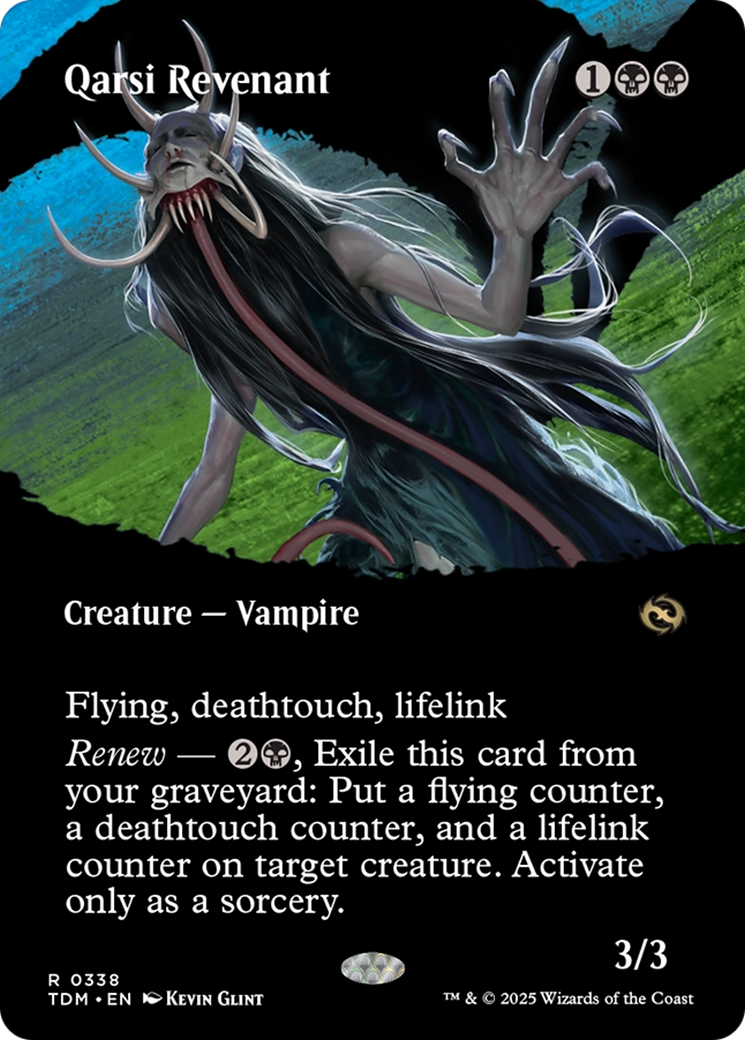 Qarsi Revenant (Borderless) [Tarkir: Dragonstorm] | Spectrum Games