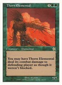 Thorn Elemental (Oversized) [Oversize Cards] | Spectrum Games