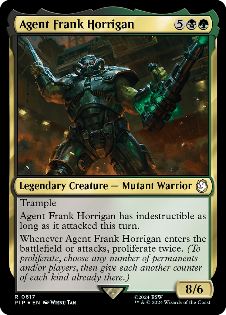 Agent Frank Horrigan (Surge Foil) [Fallout] | Spectrum Games