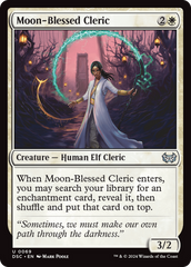 Moon-Blessed Cleric [Duskmourn: House of Horror Commander] | Spectrum Games