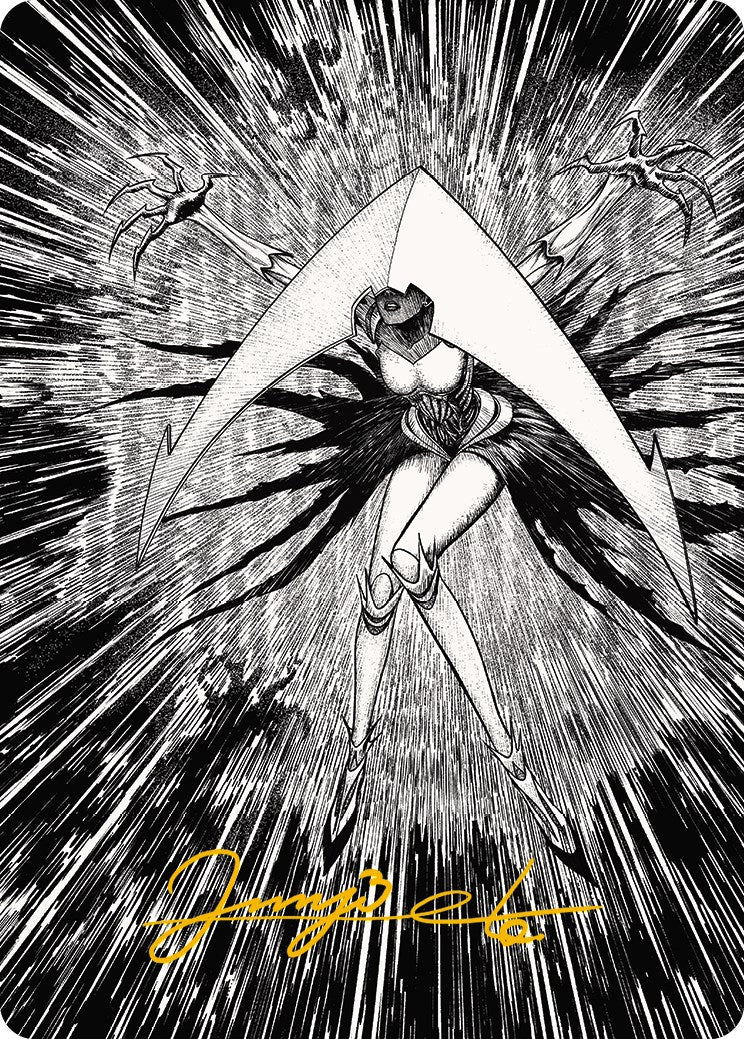 Elesh Norn, Mother of Machines 2 Art Card (Gold-Stamped Signature) [Phyrexia: All Will Be One Art Series] | Spectrum Games