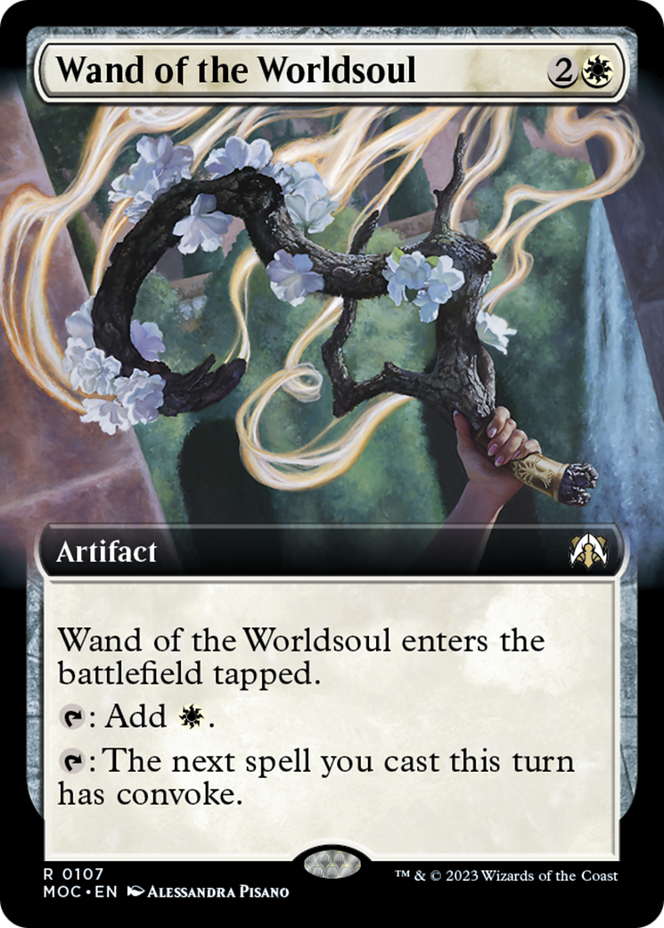 Wand of the Worldsoul (Extended Art) [March of the Machine Commander] | Spectrum Games