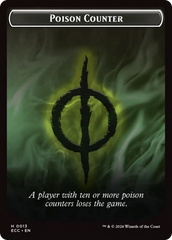 Saproling // Poison Counter Double-Sided Token [Lorwyn Eclipsed Tokens] | Spectrum Games
