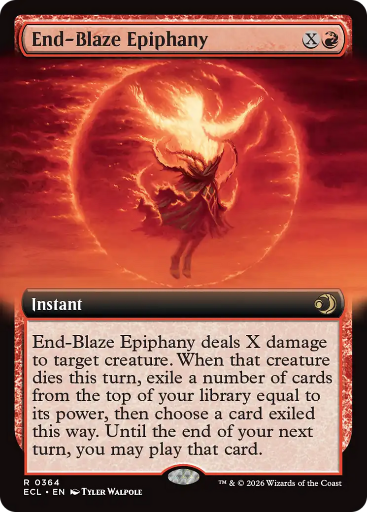 End-Blaze Epiphany (Extended Art) [Lorwyn Eclipsed] | Spectrum Games