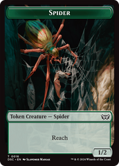 Insect (0012) // Spider Double-Sided Token [Duskmourn: House of Horror Commander Tokens] | Spectrum Games