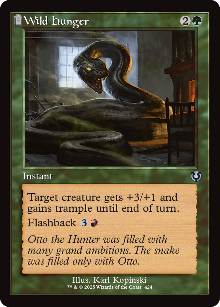 Wild Hunger (Retro Frame) [Innistrad Remastered] | Spectrum Games