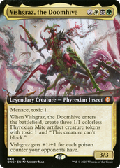 Vishgraz, the Doomhive (Extended Art) [Phyrexia: All Will Be One Commander] | Spectrum Games