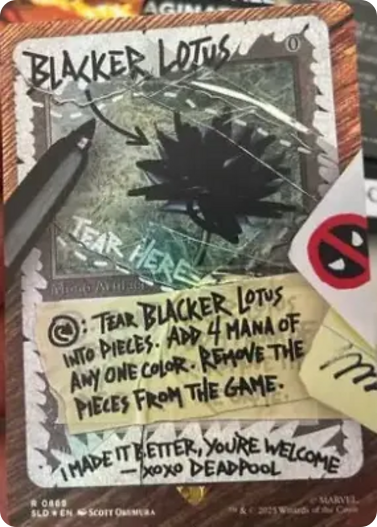 Blacker Lotus (Rainbow Foil) [Secret Lair Drop Series] | Spectrum Games