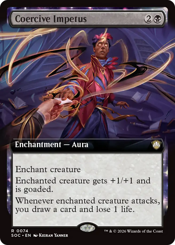 Coercive Impetus (Extended Art) [Secrets of Strixhaven Commander] | Spectrum Games