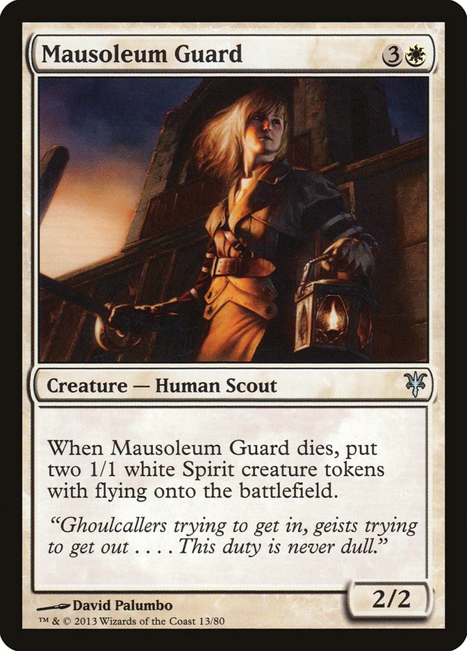 Mausoleum Guard [Duel Decks: Sorin vs. Tibalt] | Spectrum Games