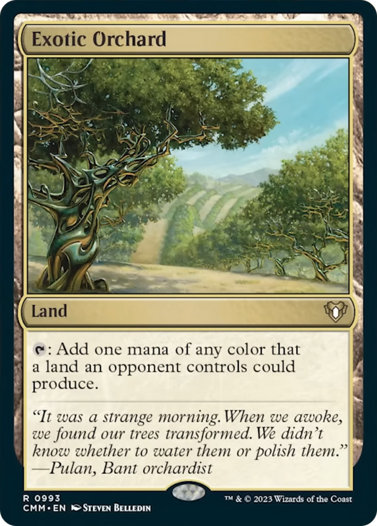 Exotic Orchard [Commander Masters] | Spectrum Games