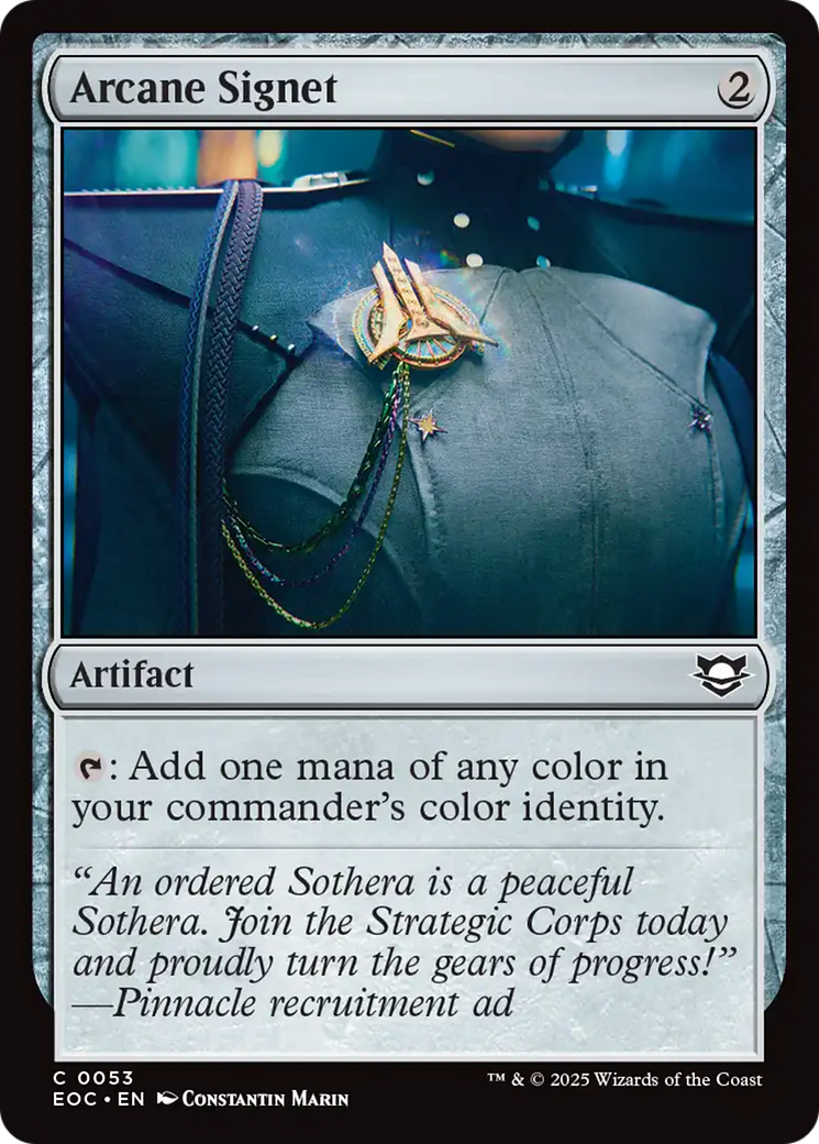 Arcane Signet [Edge of Eternities Commander] | Spectrum Games