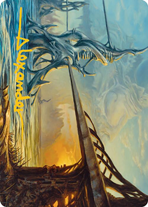 Razortide Bridge Art Card (Gold-Stamped Signature) [Modern Horizons 2 Art Series] | Spectrum Games