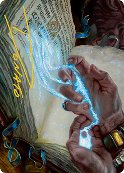 Mystic Redaction Art Card (Gold-Stamped Signature) [Modern Horizons 2 Art Series] | Spectrum Games