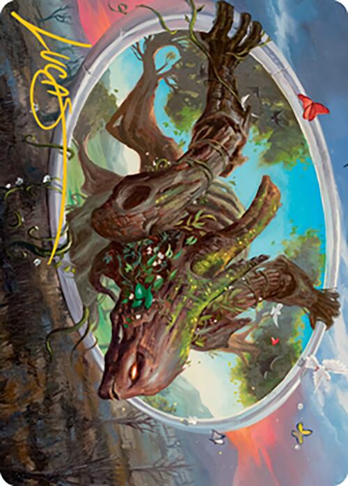 Gaea's Will Art Card (Gold-Stamped Signature) [Modern Horizons 2 Art Series] | Spectrum Games