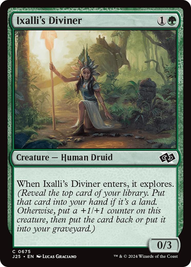 Ixalli's Diviner [Foundations Jumpstart] | Spectrum Games