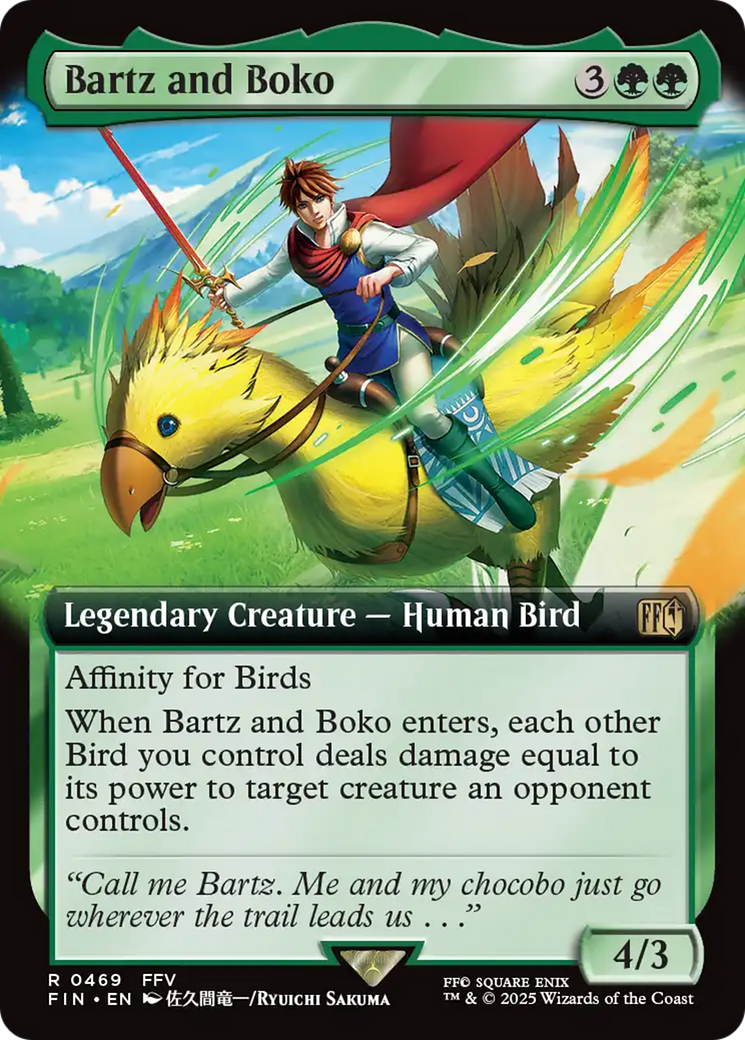 Bartz and Boko (Extended Art) [FINAL FANTASY] | Spectrum Games