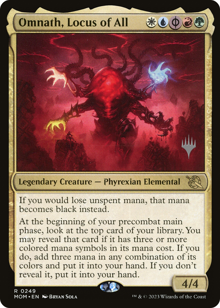 Omnath, Locus of All (Promo Pack) [March of the Machine Promos] | Spectrum Games