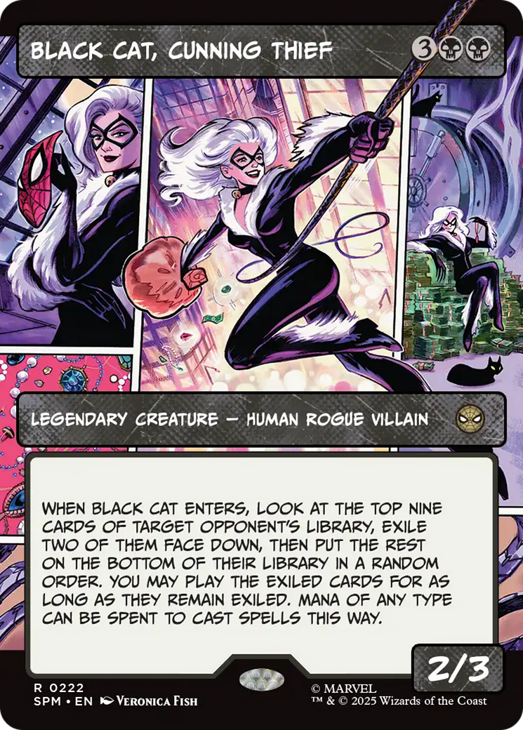 Black Cat, Cunning Thief (Borderless) [Marvel's Spider-Man] | Spectrum Games