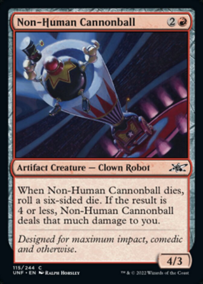 Non-Human Cannonball [Unfinity] | Spectrum Games