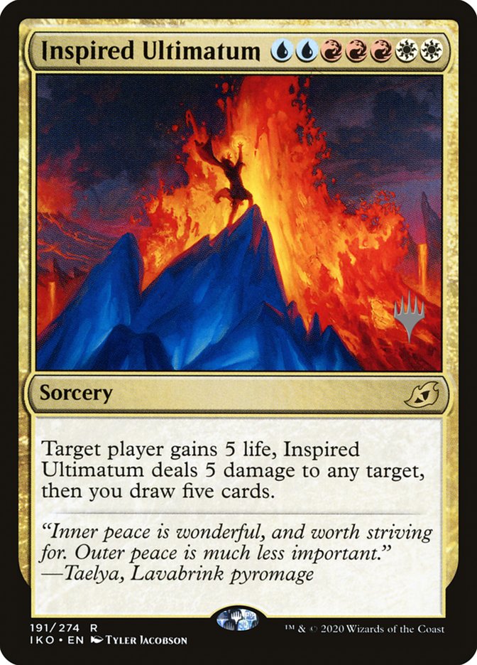 Inspired Ultimatum (Promo Pack) [Ikoria: Lair of Behemoths Promos] | Spectrum Games