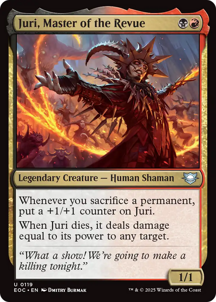 Juri, Master of the Revue [Edge of Eternities Commander] | Spectrum Games