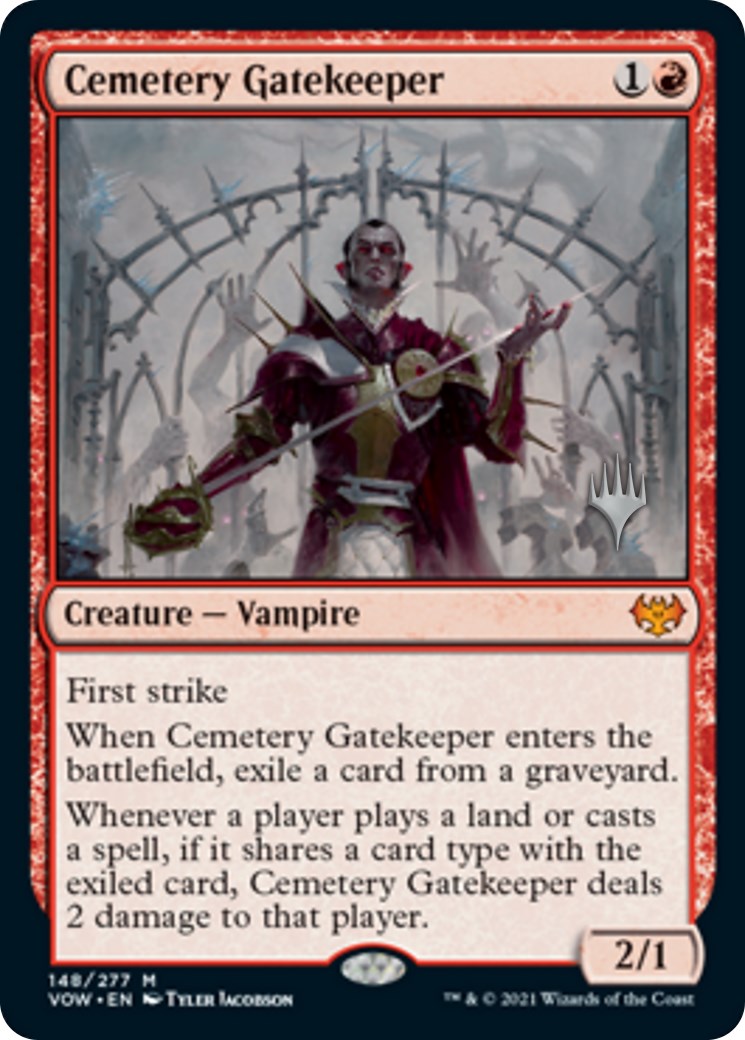 Cemetery Gatekeeper [Aetherdrift Promos] | Spectrum Games