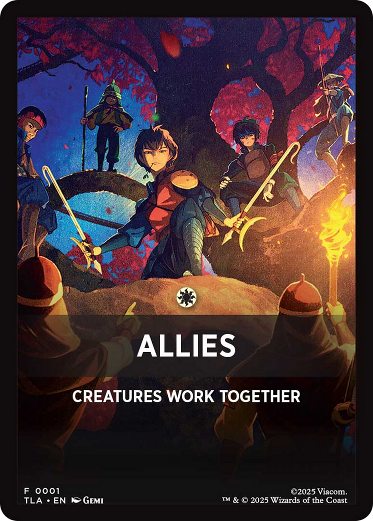 Allies Theme Card [Avatar: The Last Airbender: Eternal-Legal] | Spectrum Games