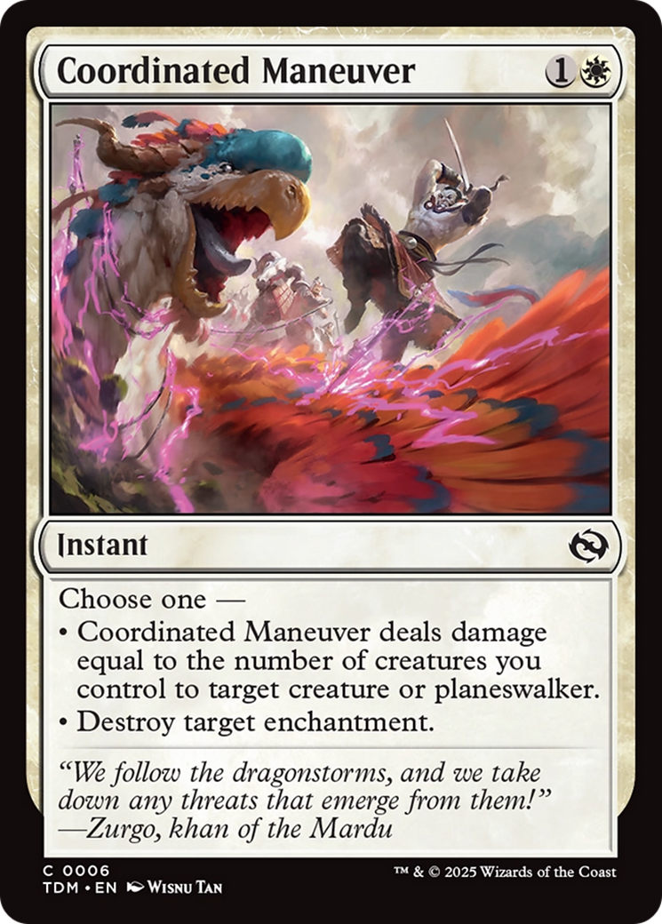 Coordinated Maneuver [Tarkir: Dragonstorm] | Spectrum Games