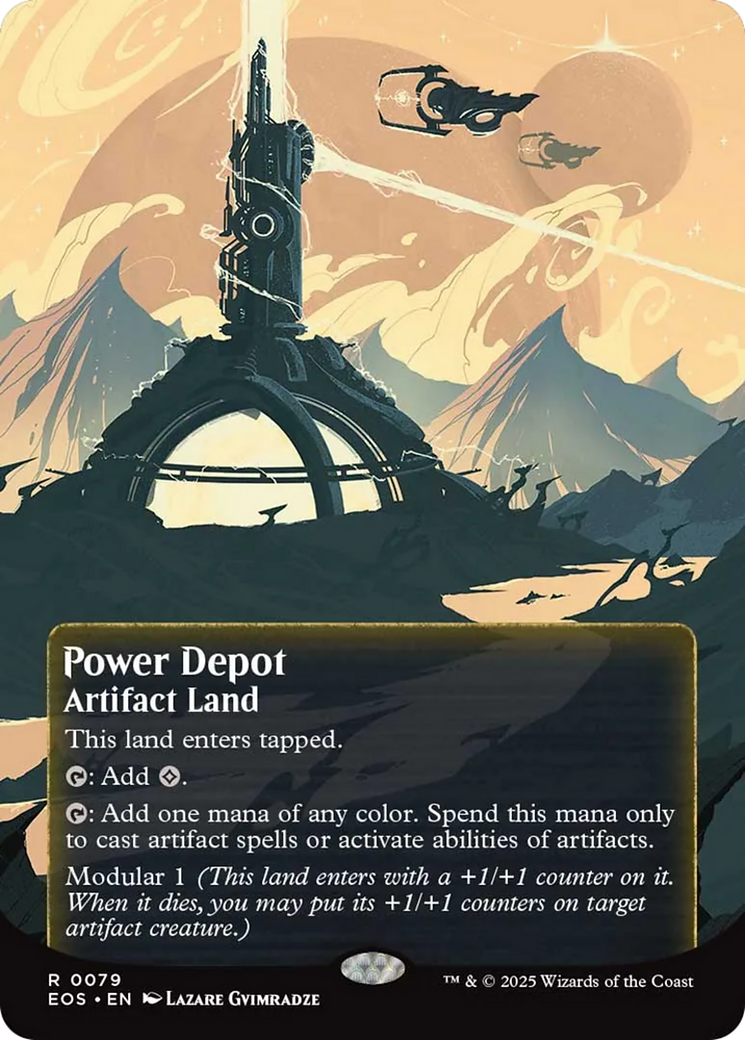 Power Depot (0079) (Borderless) [Edge of Eternities: Stellar Sights] | Spectrum Games