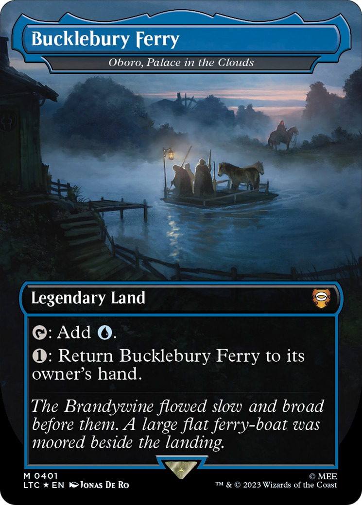 Bucklebury Ferry - Oboro, Palace in the Clouds (Surge Foil Realms and Relics) [The Lord of the Rings: Tales of Middle-Earth Commander] | Spectrum Games