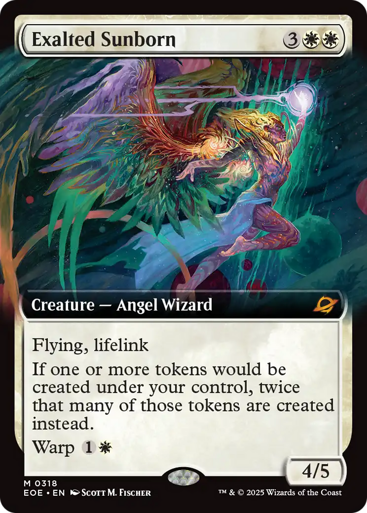 Exalted Sunborn (Extended Art) [Edge of Eternities] | Spectrum Games