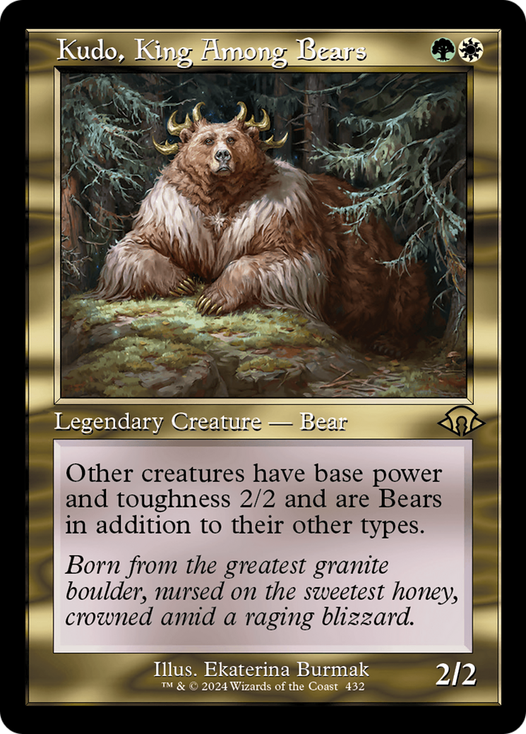 Kudo, King Among Bears (Retro) [Modern Horizons 3] | Spectrum Games