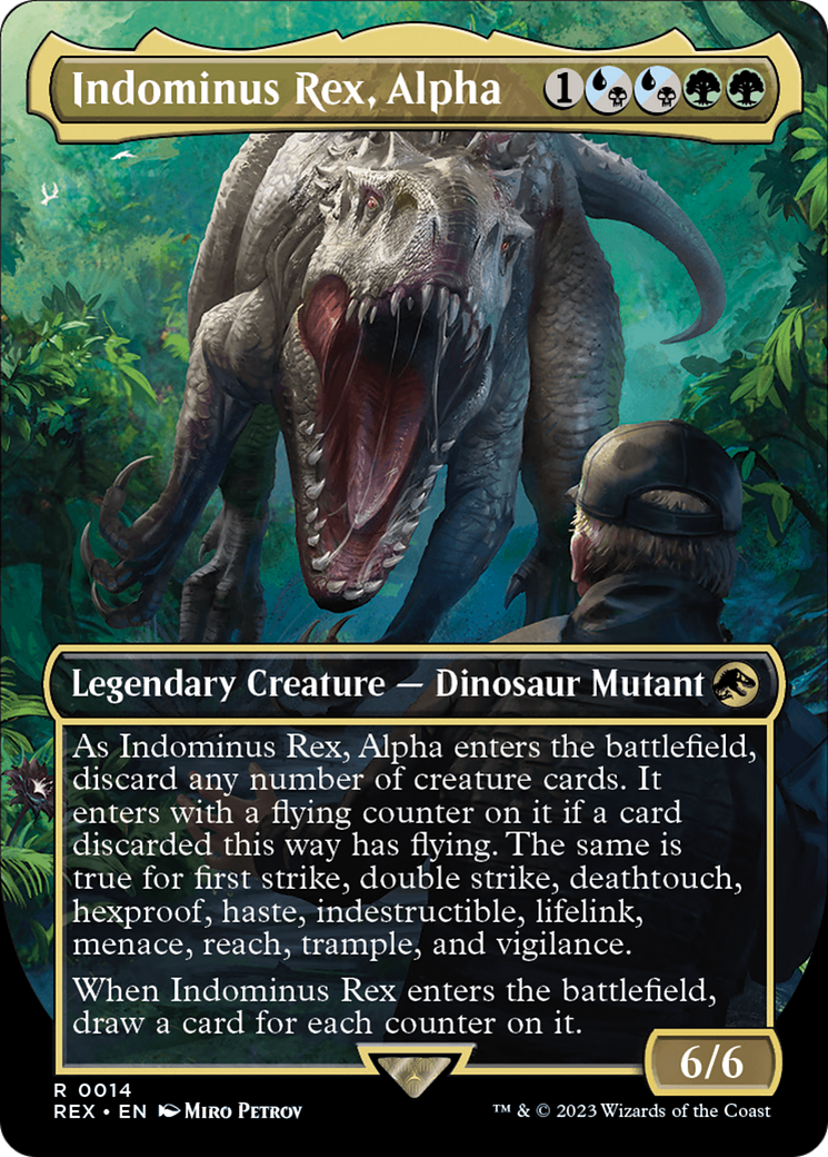 Indominus Rex, Alpha (Borderless) [Jurassic World Collection] | Spectrum Games