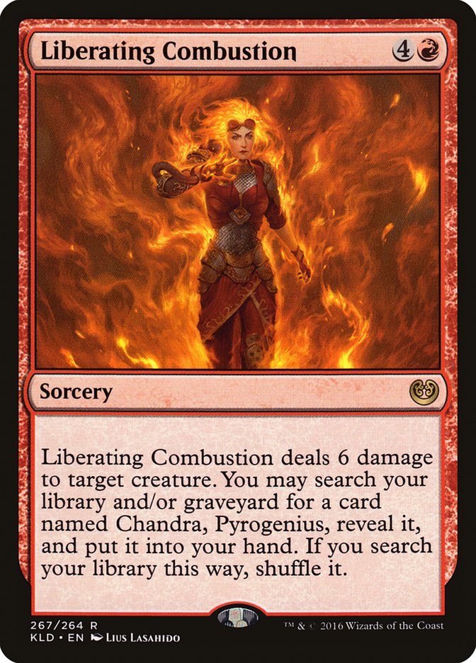 Liberating Combustion [Kaladesh] | Spectrum Games