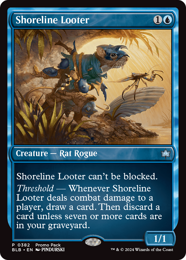 Shoreline Looter [Bloomburrow Promos] | Spectrum Games