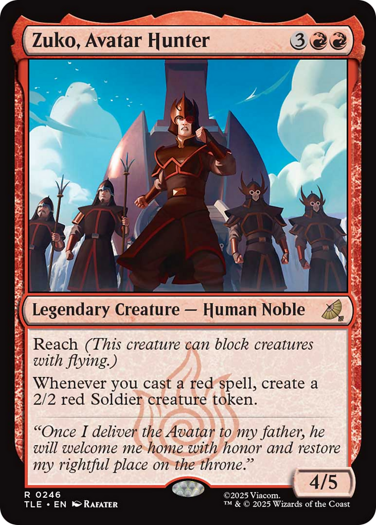 Zuko Tutorial Theme Card [Avatar: The Last Airbender: Eternal-Legal] | Spectrum Games