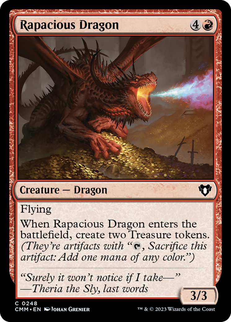 Rapacious Dragon [Commander Masters] | Spectrum Games