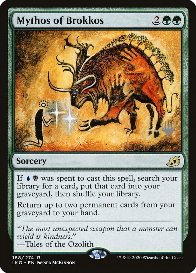 Mythos of Brokkos (Promo Pack) [Ikoria: Lair of Behemoths Promos] | Spectrum Games