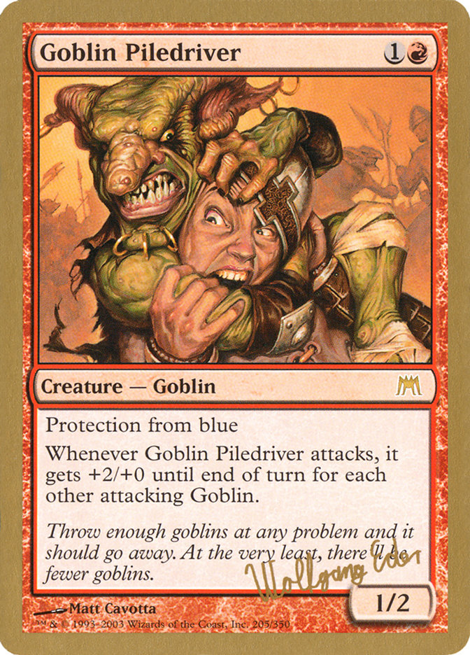 Goblin Piledriver (Wolfgang Eder) [World Championship Decks 2003] | Spectrum Games