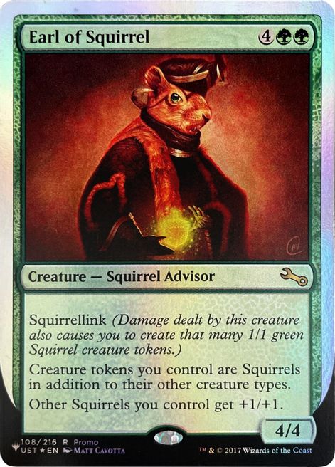 Earl of Squirrel (Unfinity Foil Edition) [The List] | Spectrum Games