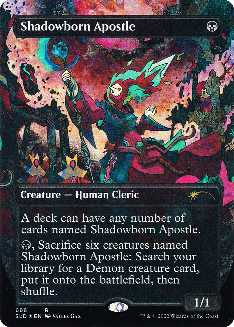 Shadowborn Apostle (688) (Borderless) [Secret Lair Drop Promos] | Spectrum Games