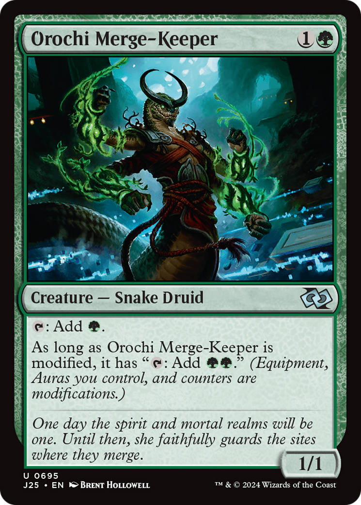 Orochi Merge-Keeper [Foundations Jumpstart] | Spectrum Games