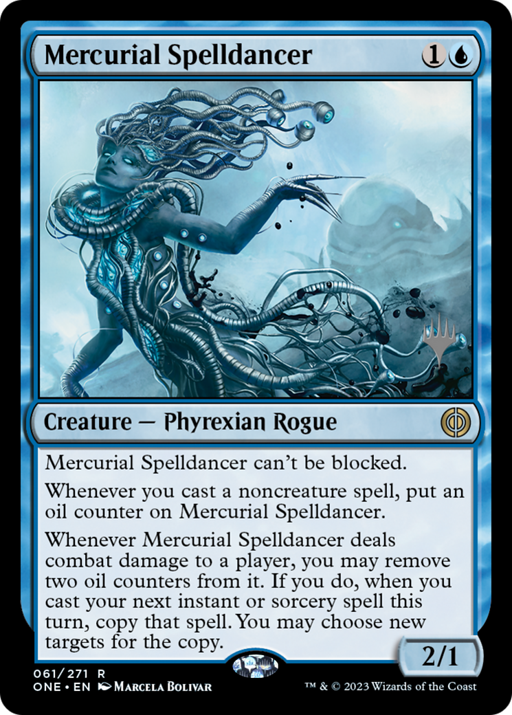 Mercurial Spelldancer (Promo Pack) [Phyrexia: All Will Be One Promos] | Spectrum Games