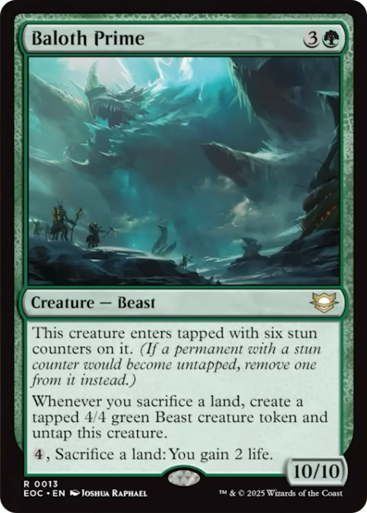 Baloth Prime [Edge of Eternities Commander] | Spectrum Games