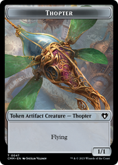 Thopter // Construct (0074) Double-Sided Token [Commander Masters Tokens] | Spectrum Games