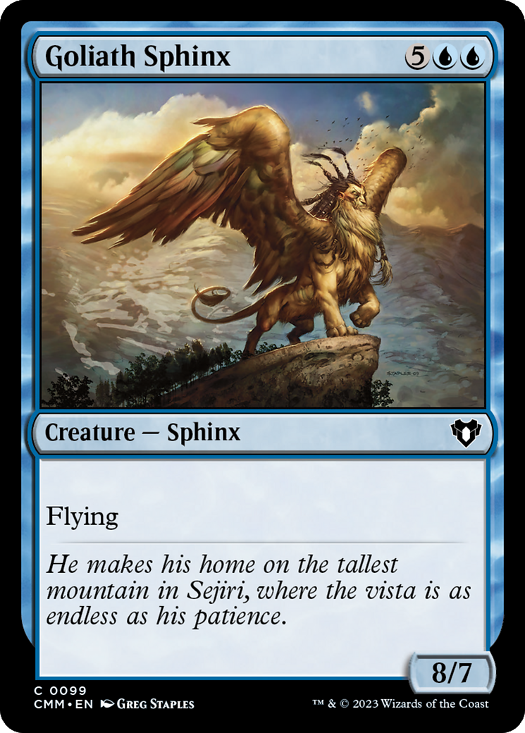 Goliath Sphinx [Commander Masters] | Spectrum Games
